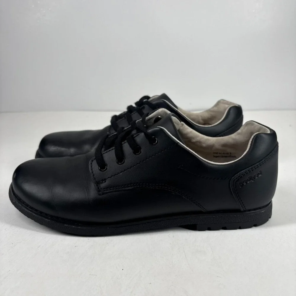 pediped Flex Storm Boys US Size 6Y/38 Black Leather Oxford Dress School Shoes